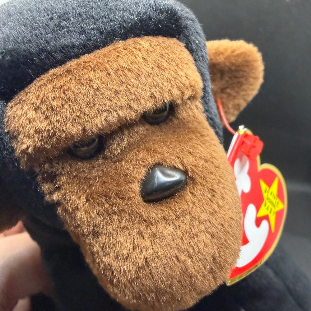 Ty Beanie Baby Congo Monkey 1996 Plush Toy w Tag - Picture 4 of 8